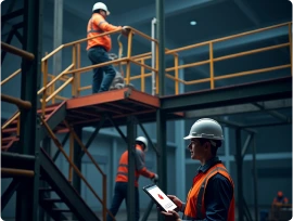 Fall Detection in Multi-Level Manufacturing Areas 